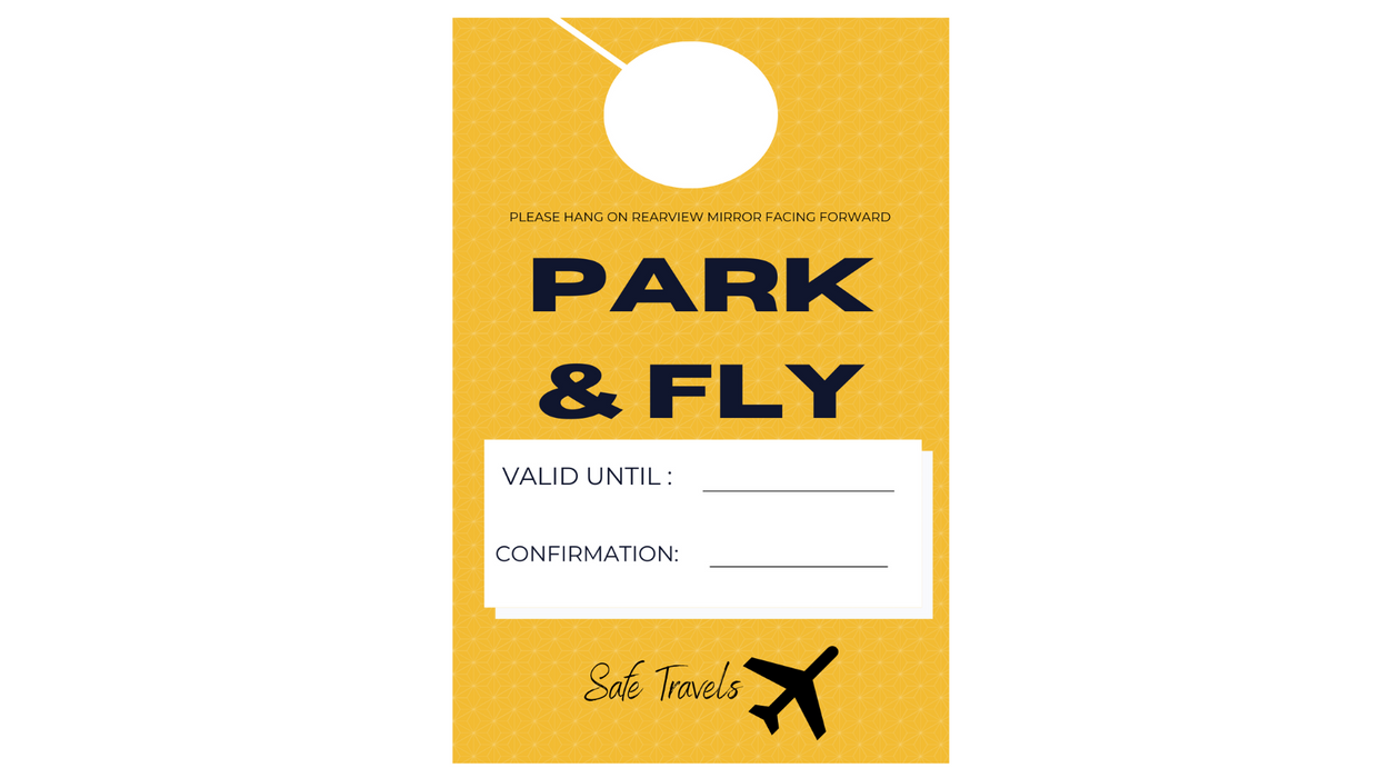 Hotel Parking Permit, Box of 5000 Parking Permits