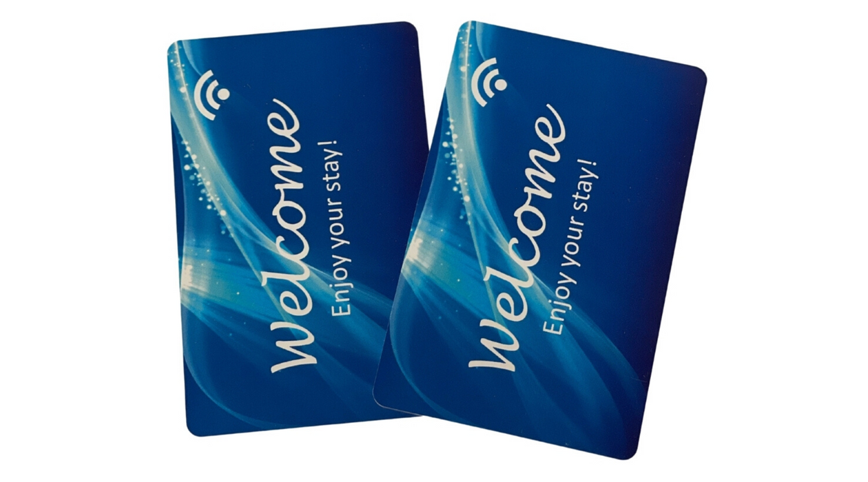 Hotel RFID Key Cards - Generic Blue, Box of 2000 Key Cards,